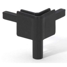 Adam Hall Corner for Lid Location female black - Q 4502 FBLK