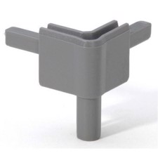 Adam Hall Corner for Lid Location female medium grey - Q 4502 FMG