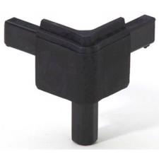 Adam Hall Corner for Lid Location male black - Q 4502 MBLK