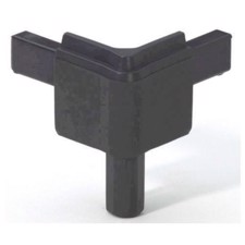 Adam Hall Corner for Lid Location male dark grey - Q 4502 MDG