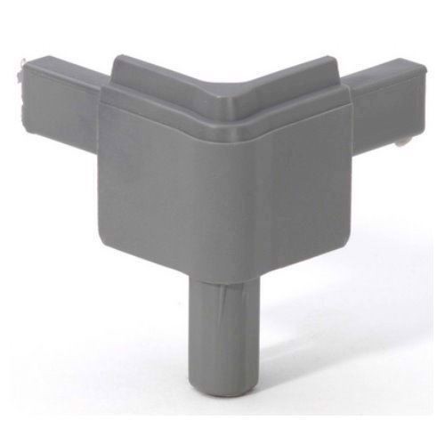 Adam Hall Corner for Lid Location male medium grey - Q 4502 MMG