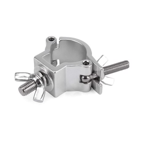 Riggatec Halfcoupler Small Silver max. 75kg (32 - 35 mm) stainless steel - RIG 400 200 968