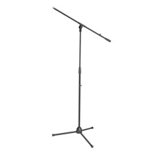 Adam Hall Microphone stand black with boom arm - S 5 BE
