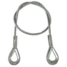 Adam Hall Safety Rope 8 mm length 1 m - S 82100