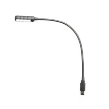 Adam Hall Gooseneck Lamp, USB connector, 4 COB LEDs and selectable colours - SLED 1 ULTRA USB C
