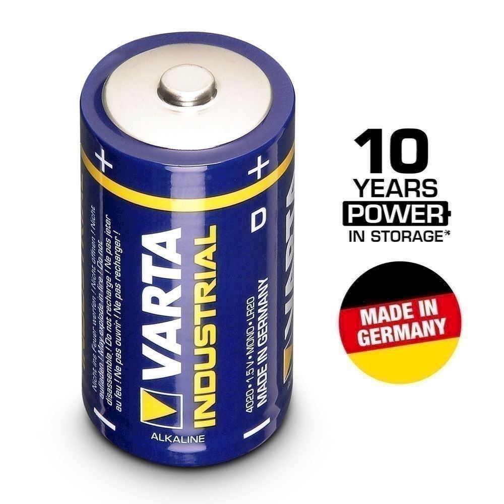 Køb VARTA 1.5 V Battery Mono D Industrial 4020 hos