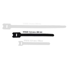 Adam Hall Hook and Loop Cable Tie 200 x 25 mm black - VT 2520