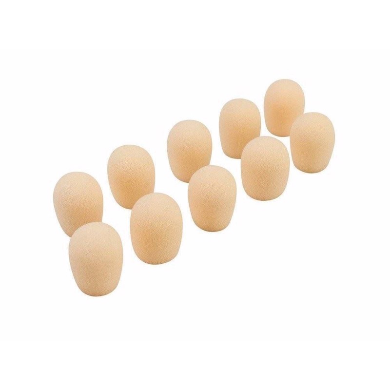 OMNITRONIC UHF-100 vindhætter for headset 3 x 2 cm, 10 Stk