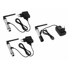 Eurolite sæt: QuickDMX 1x transmitter + 2 x receiver