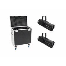 Eurolite sæt: 2 x LED PFE-100 RGBW + Case