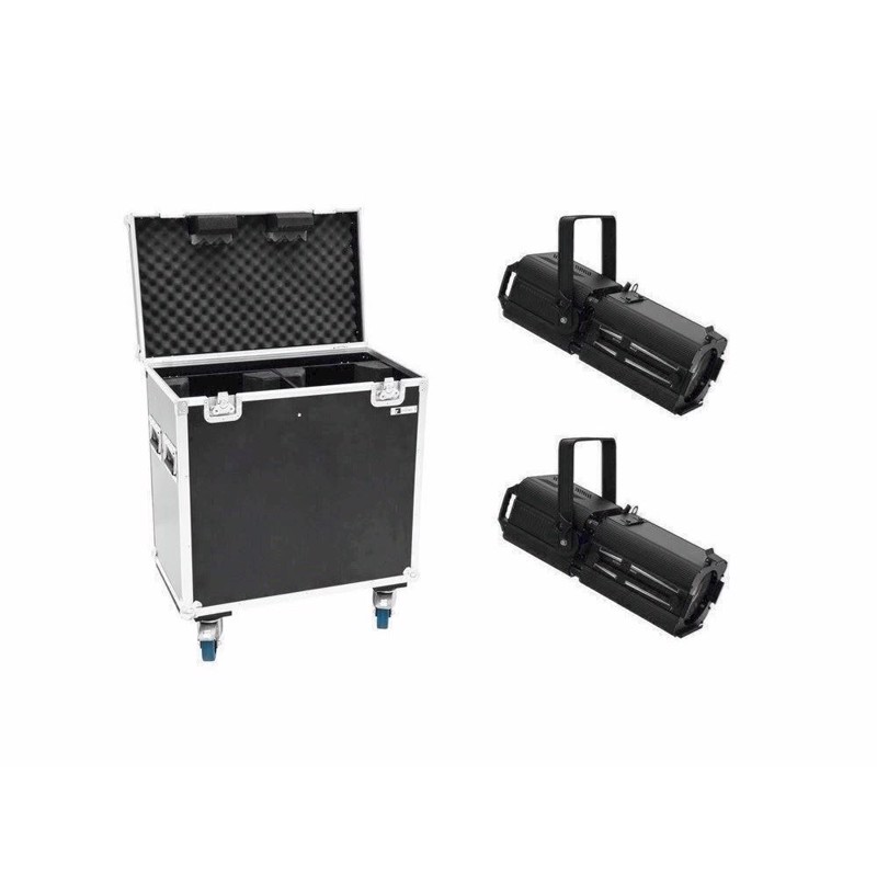 Eurolite sæt: 2 x LED PFE-100 RGBW + Case