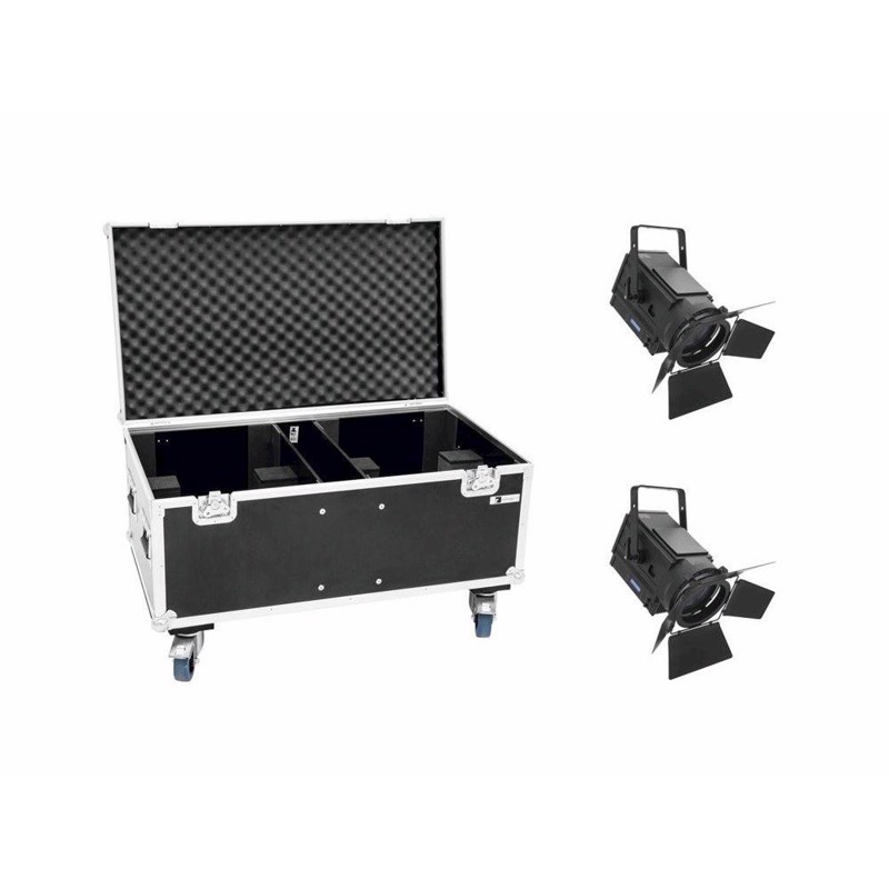 Eurolite sæt: 2 x LED THA-250F teaterspots + flightcase