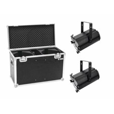 Eurolite sæt: 2 x LED THA-120PC Theater-Spot + Case