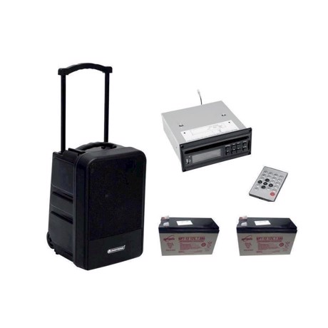 OMNITRONIC Set MOM-10BT4 Modular wireless PA system + CD Player