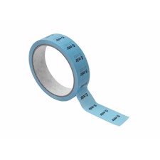 Kabel tape med 5 meter mærkning, Blå