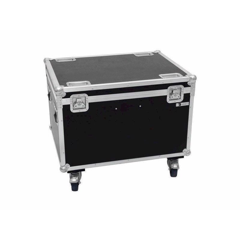ROADINGER Flightcase 4x LED THA-100F/THA-120PC with wheels