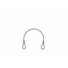 Wire 3 mm. 40 cm. Sort