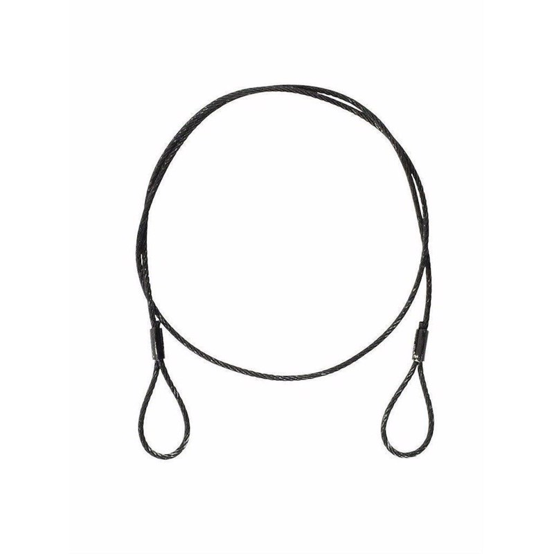 Wire 3 mm. 90 cm. Sort