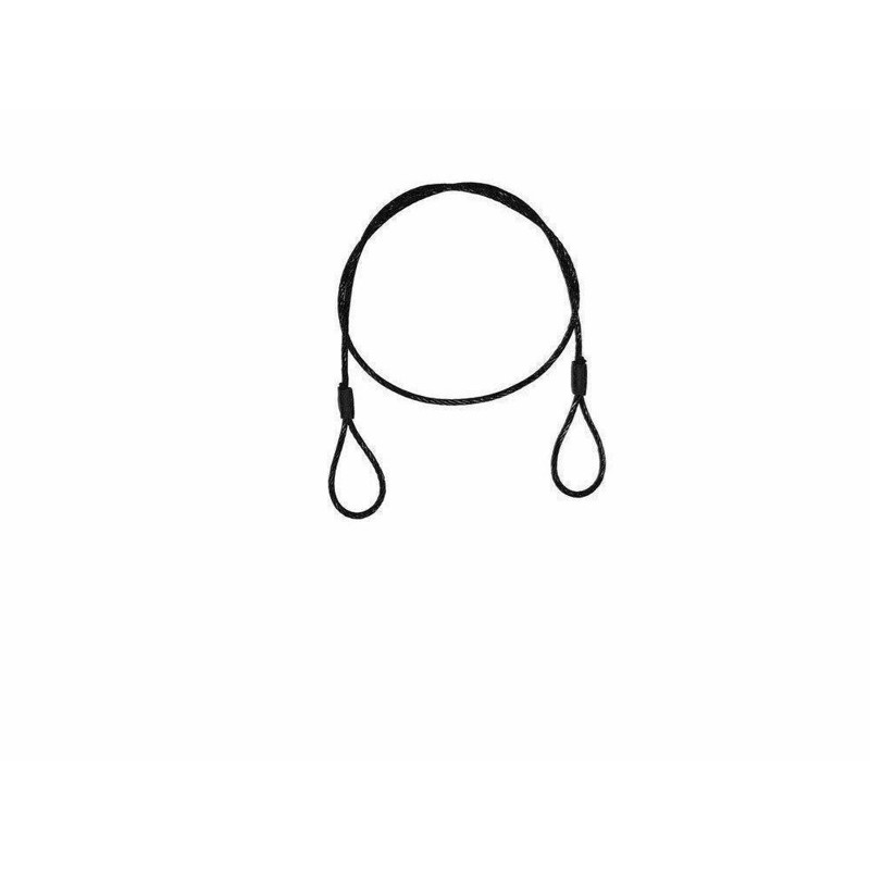 Wire 4 mm. 90 cm. Sort