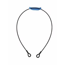 Wire 4 mm. 100 cm. Sort