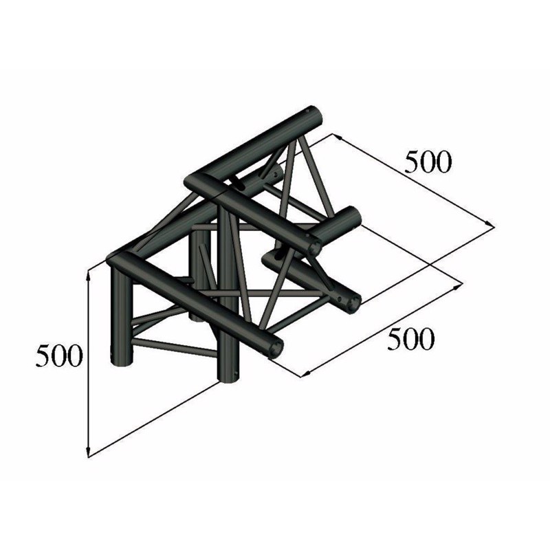 ALUTRUSS TRILOCK S-PAL-31 3-Way Corner /\ right