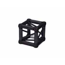 Alutruss S6082. Sort Firkant Truss. Hjørne blok. 29 cm.