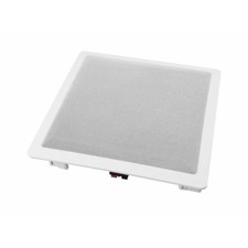 Subwoofer til indbygning 10". 2 x 8 ohm. 90 Watt. 27 x 27 cm. Hvid