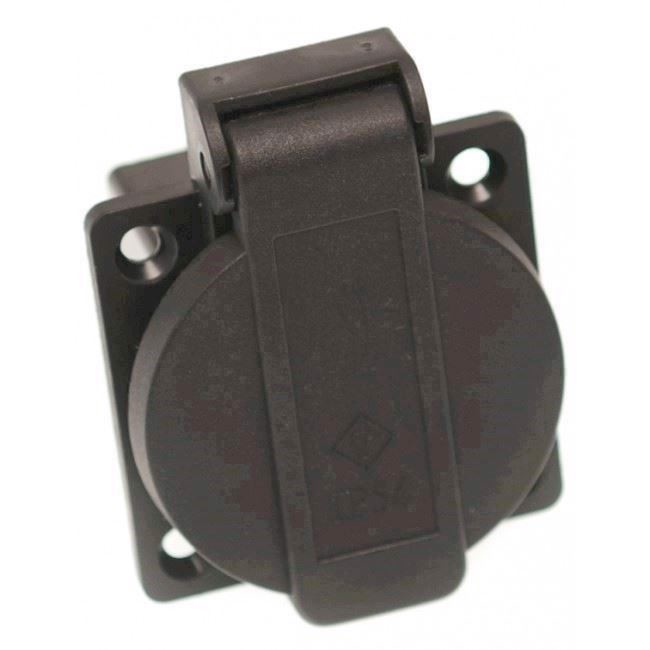 3P DK Chassis stik med dansk jordben - Hun, Sort