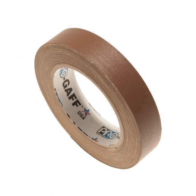 Kraftig lærredstape. 24mm. x 25m. Brun