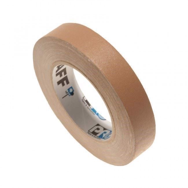 Kraftig lærredstape. 24mm. x 25m. Lys brun