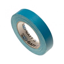 Kraftig lærredstape. 24mm. x 25m. Tyrkisblå