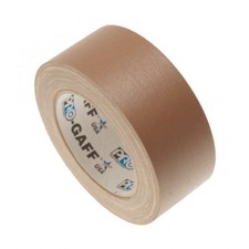 Kraftig lærredstape. 48mm. x 25m. Brun