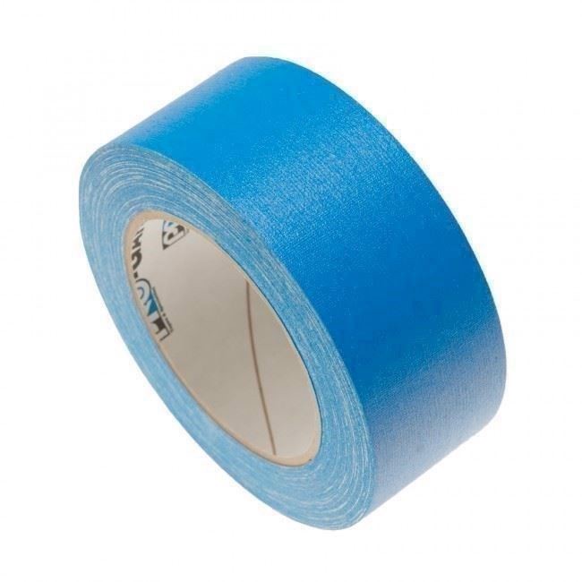 Kraftig lærredstape. 48mm. x 25m. Blå