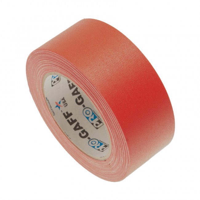 Kraftig lærredstape. 48mm. x 25m. Rød