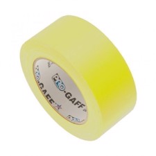 Kraftig lærredstape. 48mm. x 25m. Gul