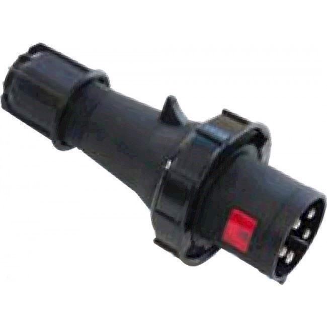 5P CEE Stik 125A, Han, Sort