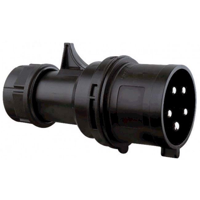 5P CEE Stik - 32A, Han, Sort