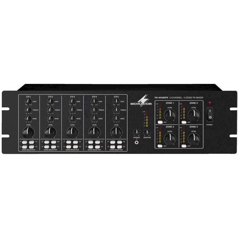 Zonemixer 4-zone, - PA-4040MPX - MONACOR