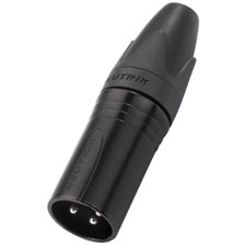 Neutrik XLR-stik han - NC-3MXXBAG