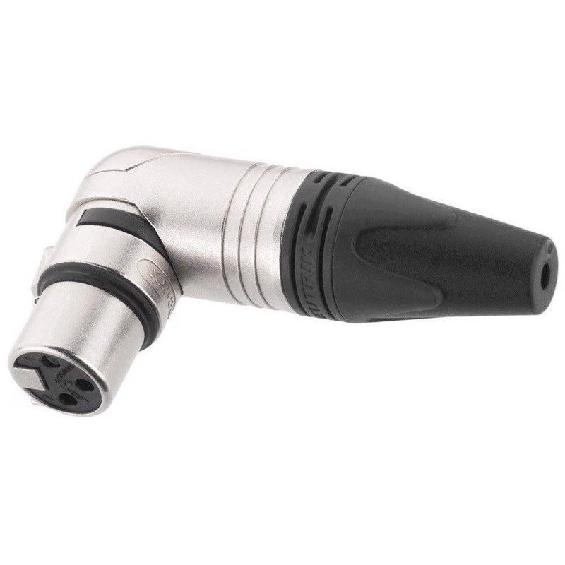 Neutrik XLR-vinkelstik hun - NC-3FRX