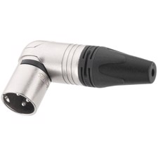 Neutrik XLR-vinkelstik han - NC-3MRX