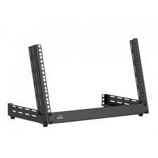 Caymon 19" åben rackstativ. Justerbar vinkel.  6 unit