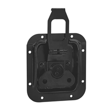 Overlatch butterfly latch, large, 14 mm deep, black - Adam Hall Hardware