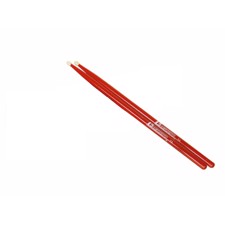 1 sæt 5A trommestikker. Ahorn <br>Dimavery DDS-5A. Rød