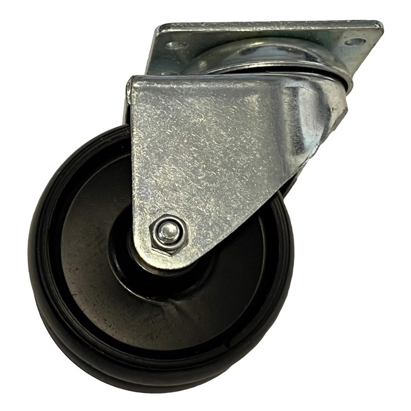 Dobbelt plasthjul. 75 mm. [B-stock]