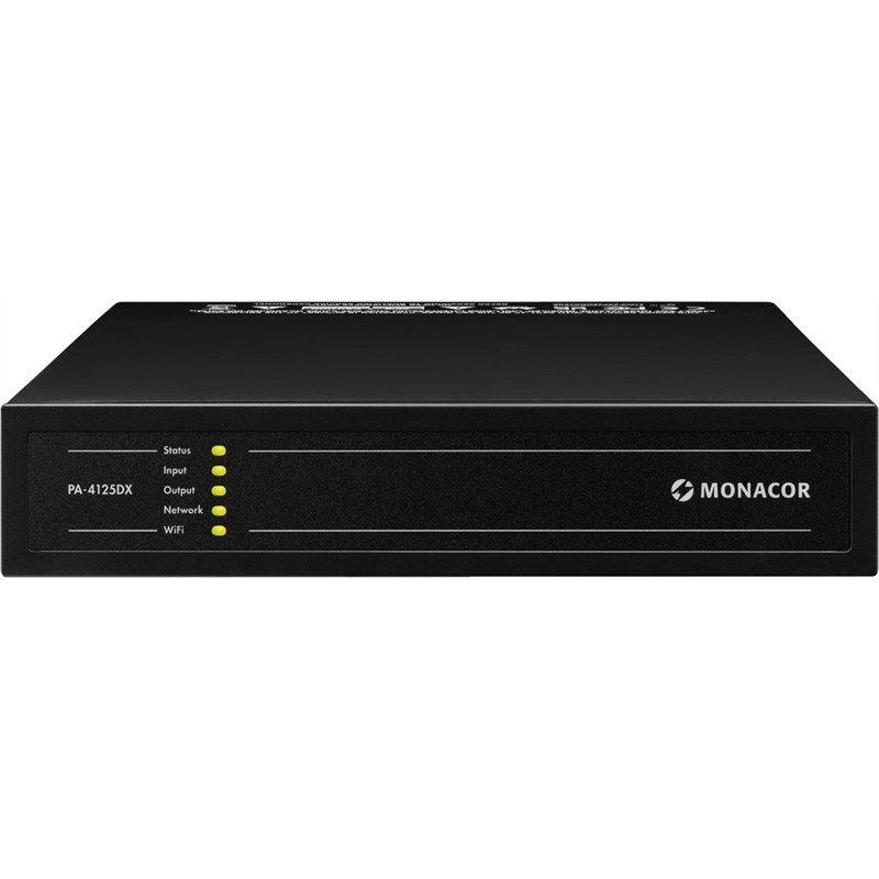 MONACOR 4-kanals Digitalforstærker - PA-4125DX, 4 x 125 watt