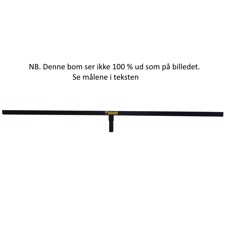 T-bom. 40x60 mm. Firkant rør. 196 cm. lang. 50 mm. Han