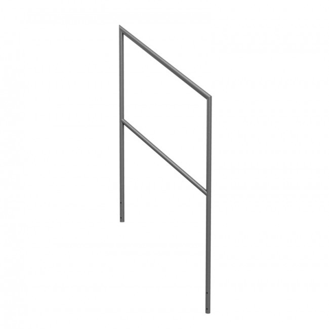 Gelænder til modultrappe. 2-3 trin