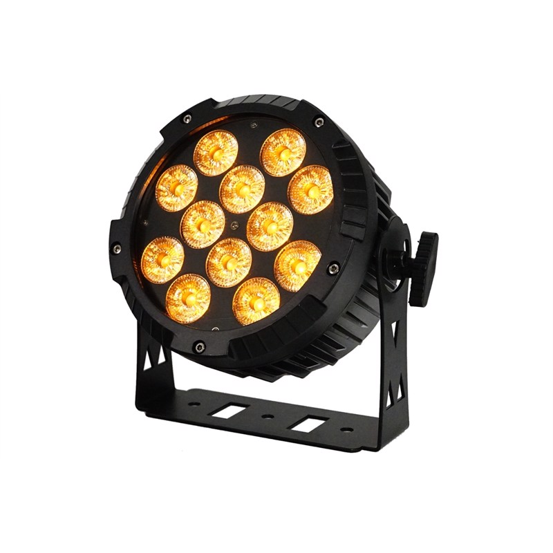 FOS Par 12 x RGBW + Amber 15w LEDs (5in1)