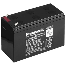 Panasonic Forbrugsbatteri . 12 volt. 7,2 AH. 